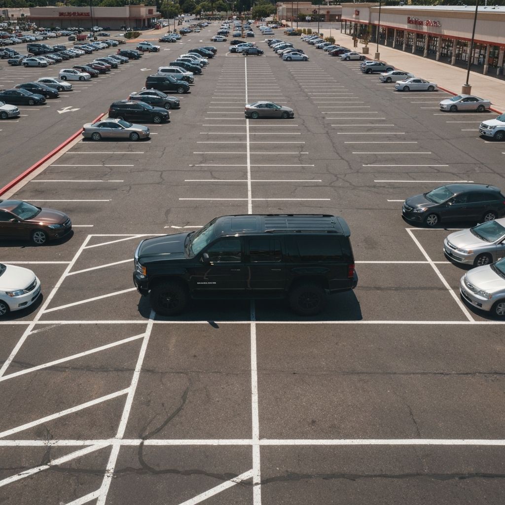 Man Parks SUV Across Two Spaces. Leaves Note Reading 'Sorry Not Sorry.'